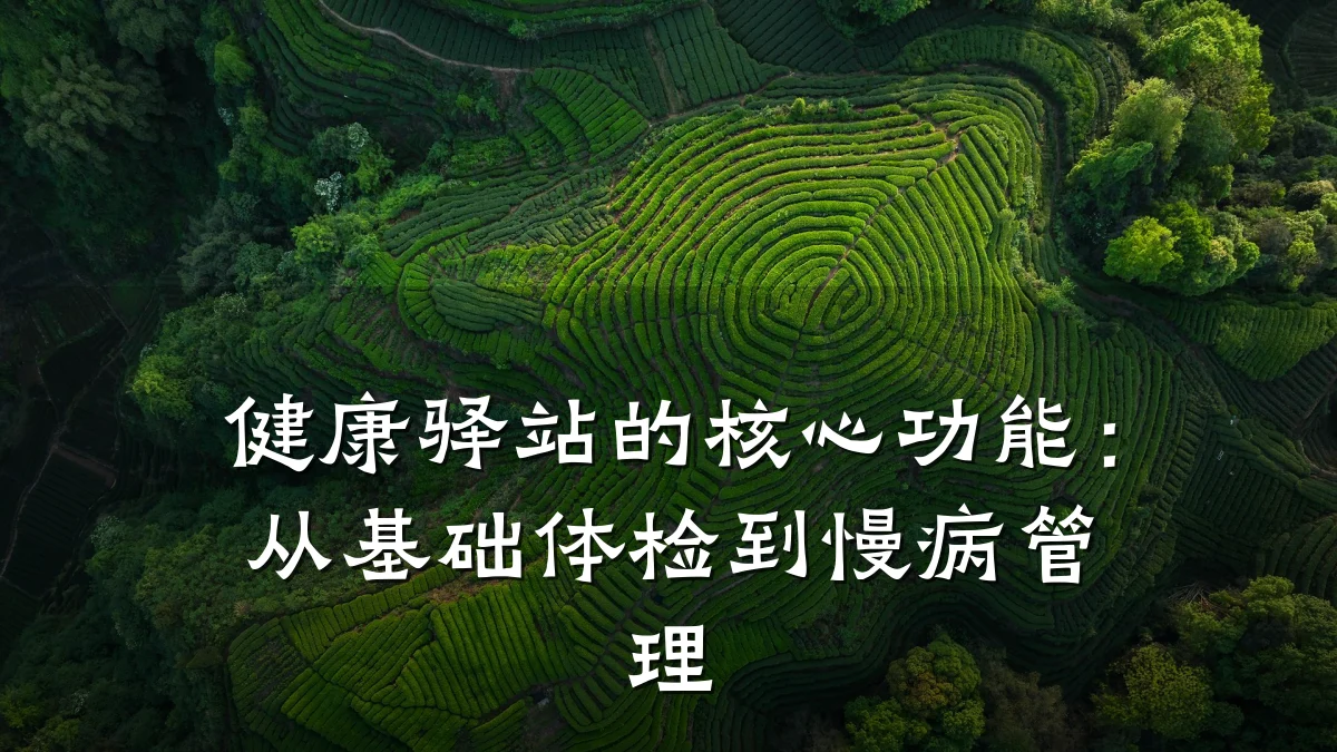 健康驿站的核心功能:从基础体检到慢病管理