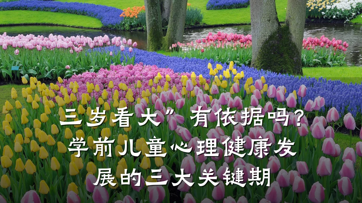三岁看大”有依据吗?学前儿童心理健康发展的三大关键期