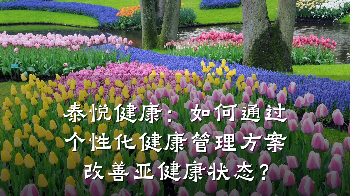 泰悦健康:如何通过个性化健康管理方案改善亚健康状态?