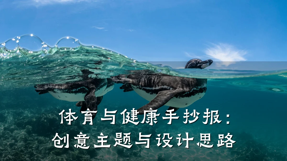 体育与健康手抄报:创意主题与设计思路