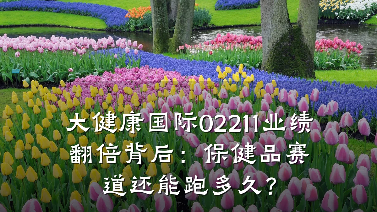 大健康国际02211业绩翻倍背后:保健品赛道还能跑多久?