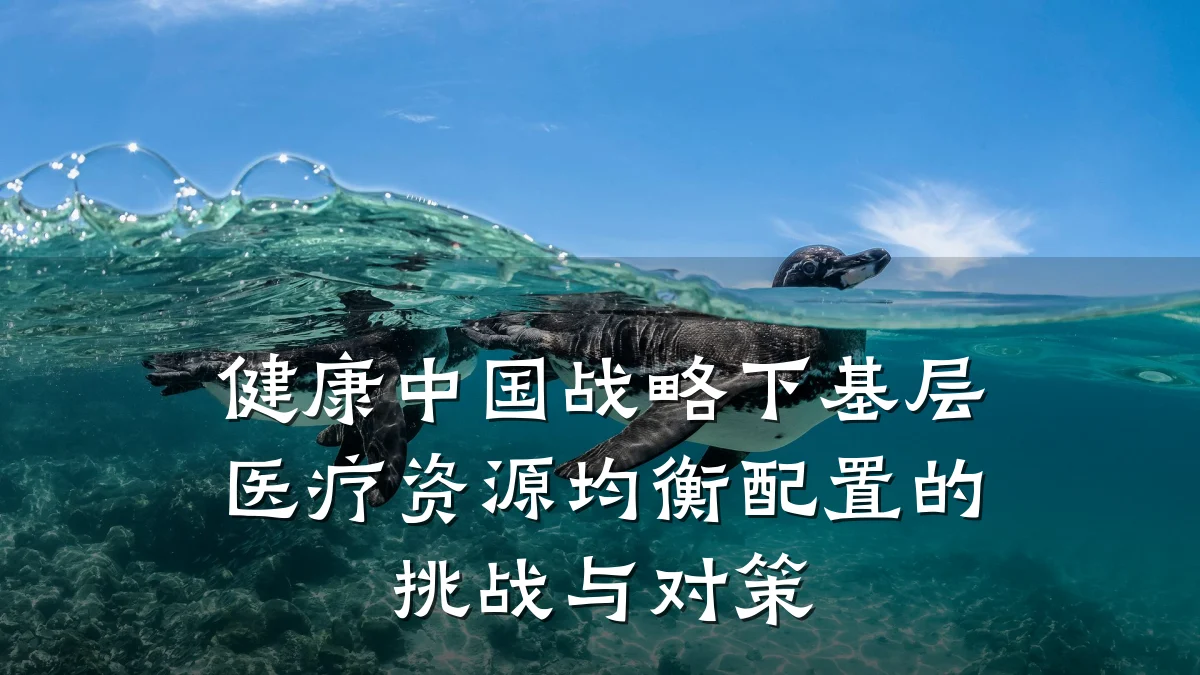 健康中国战略下基层医疗资源均衡配置的挑战与对策