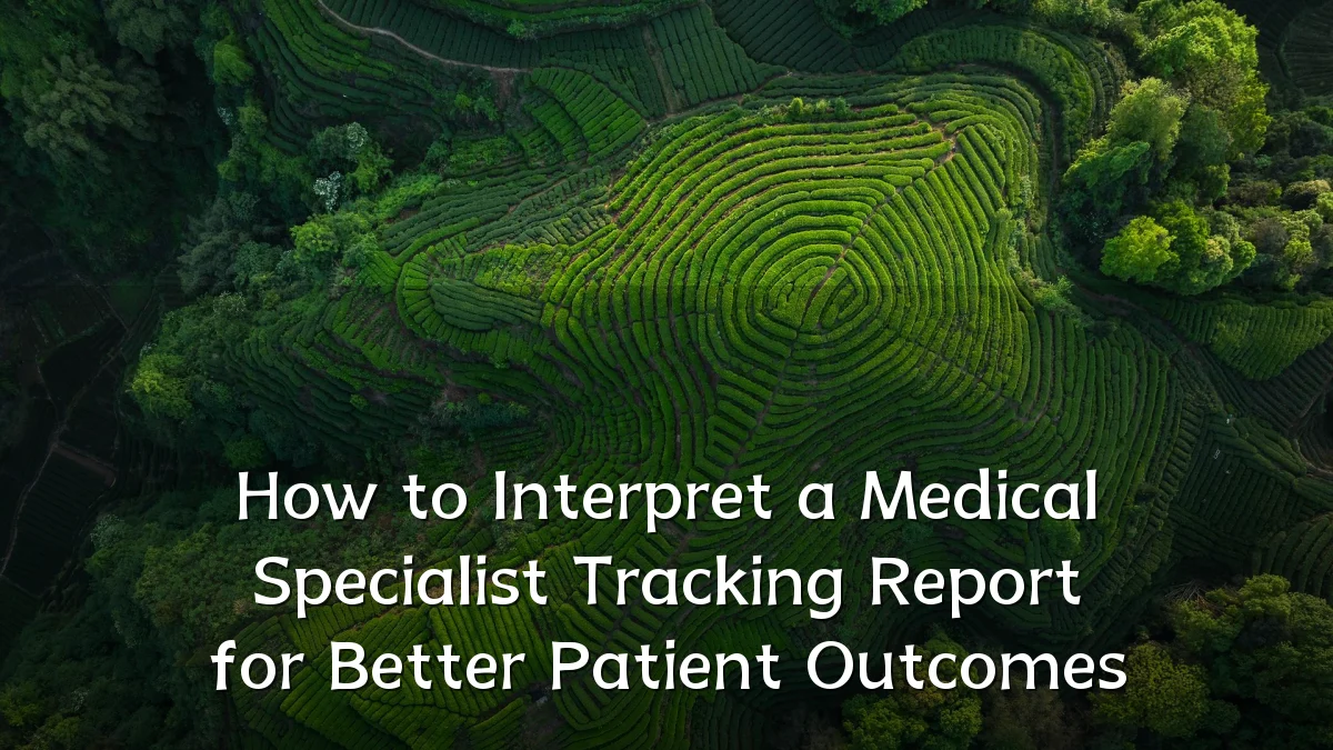 How to Interpret a Medical Specialist Tracking Report for Better Patient Outcomes