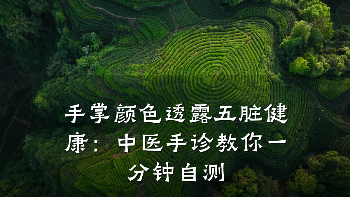 手掌颜色透露五脏健康:中医手诊教你一分钟自测
