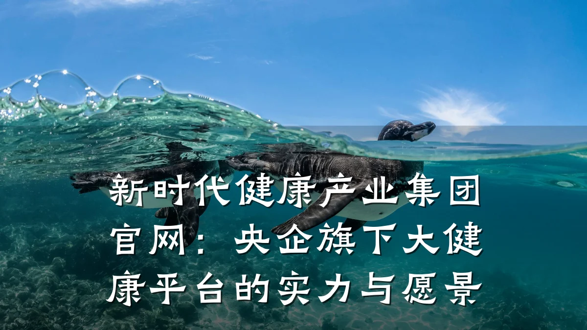 新时代健康产业集团官网:央企旗下大健康平台的实力与愿景