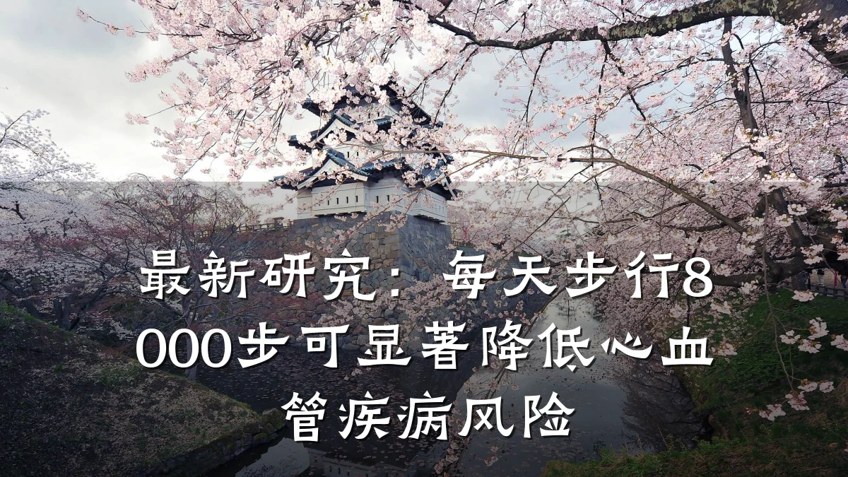 最新研究:每天步行8000步可显著降低心血管疾病风险