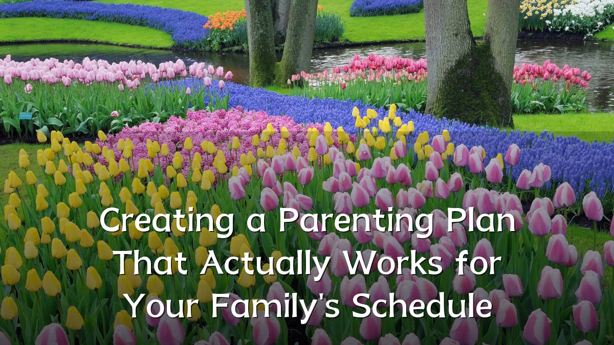 Creating a Parenting Plan That Actually Works for Your Family's Schedule