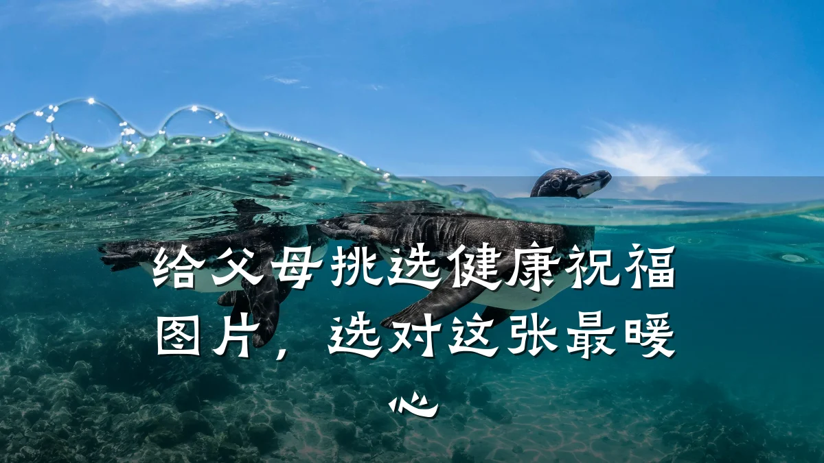 给父母挑选健康祝福图片,选对这张最暖心