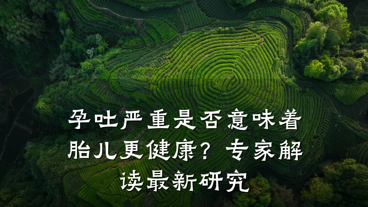 孕吐严重是否意味着胎儿更健康?专家解读最新研究