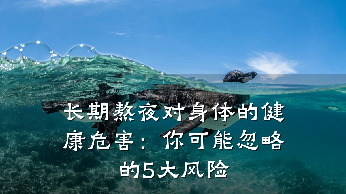长期熬夜对身体的健康危害:你可能忽略的5大风险