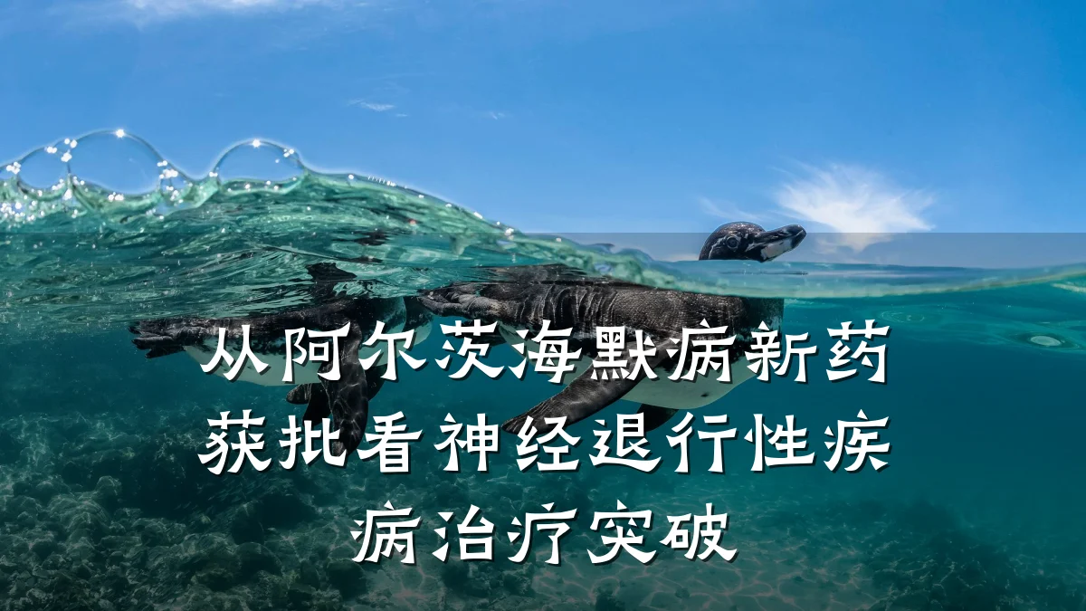 从阿尔茨海默病新药获批看神经退行性疾病治疗突破