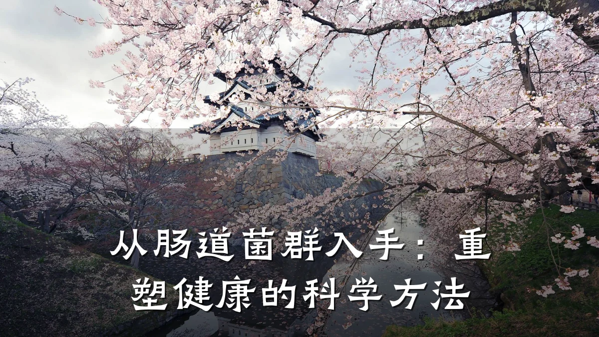从肠道菌群入手:重塑健康的科学方法