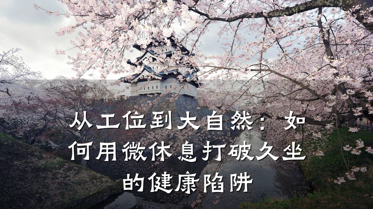 从工位到大自然:如何用微休息打破久坐的健康陷阱