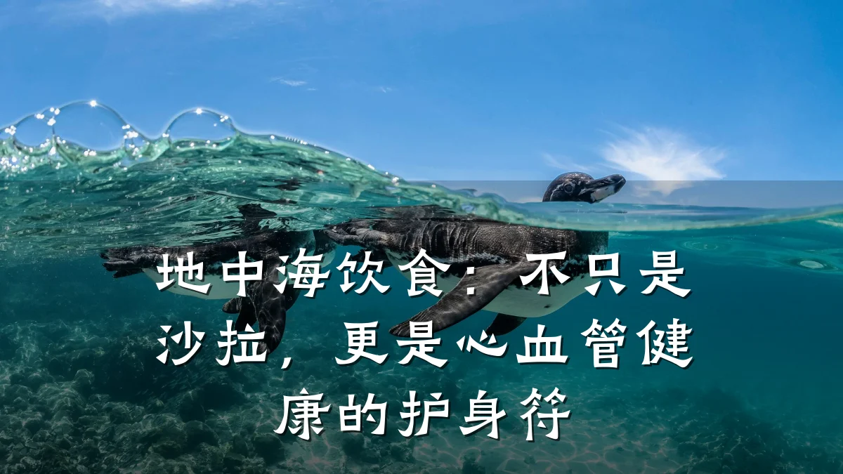 地中海饮食:不只是沙拉,更是心血管健康的护身符