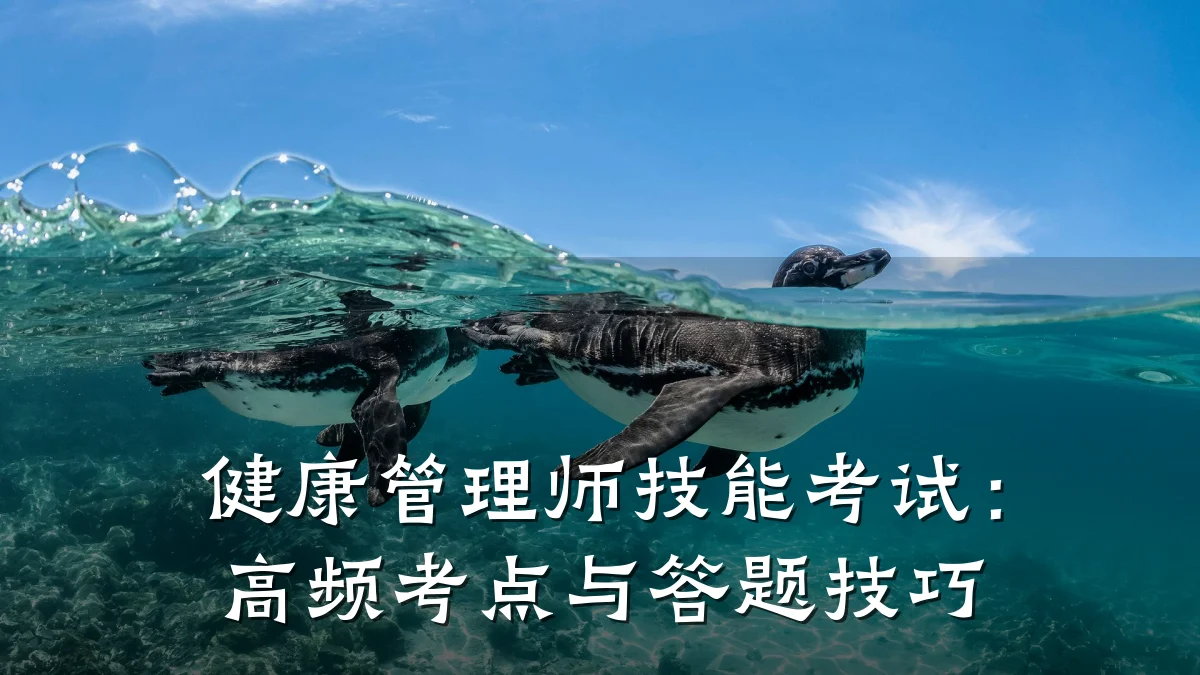 健康管理师技能考试:高频考点与答题技巧