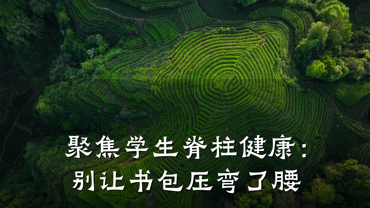 聚焦学生脊柱健康:别让书包压弯了腰