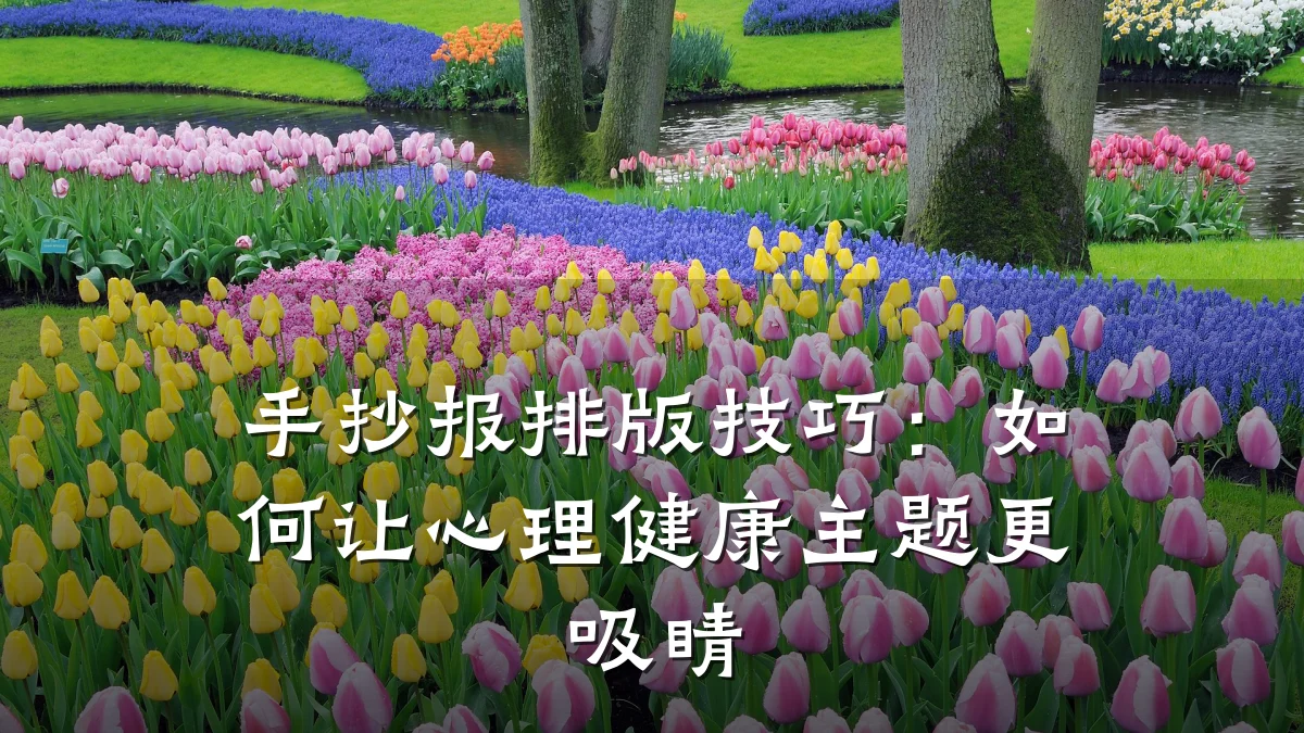 手抄报排版技巧:如何让心理健康主题更吸睛