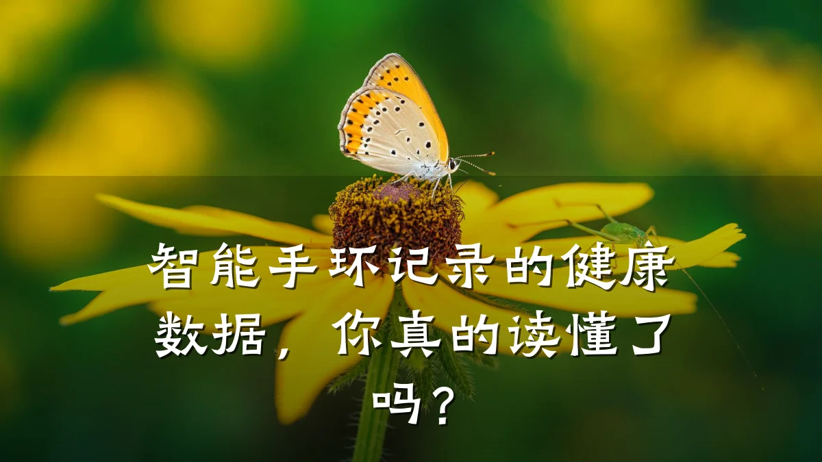 智能手环记录的健康数据,你真的读懂了吗?
