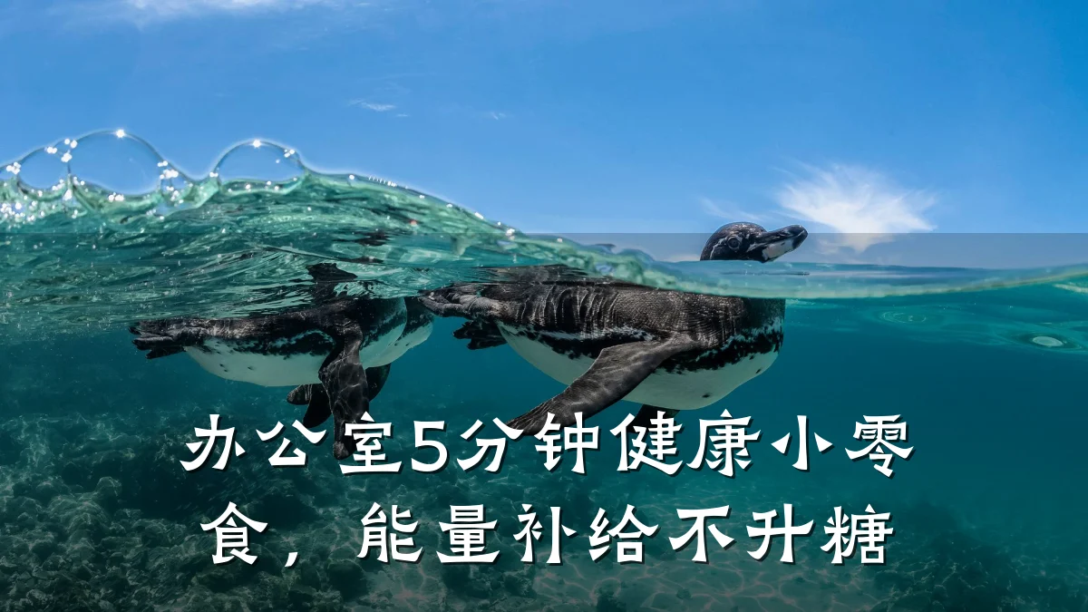 办公室5分钟健康小零食,能量补给不升糖