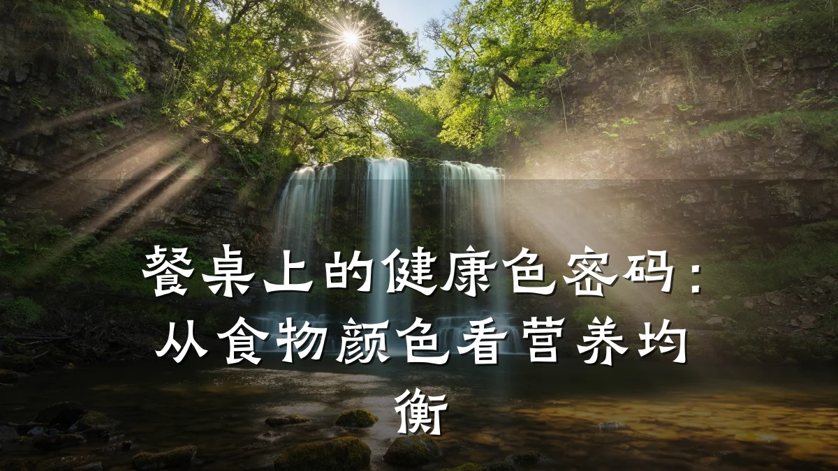 餐桌上的健康色密码:从食物颜色看营养均衡