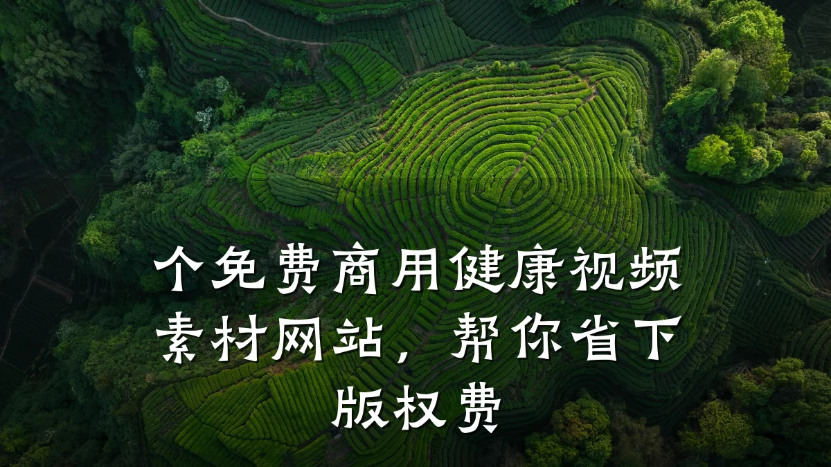 个免费商用健康视频素材网站,帮你省下版权费