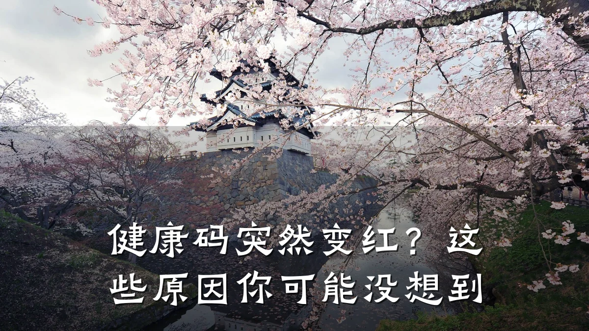 健康码突然变红?这些原因你可能没想到