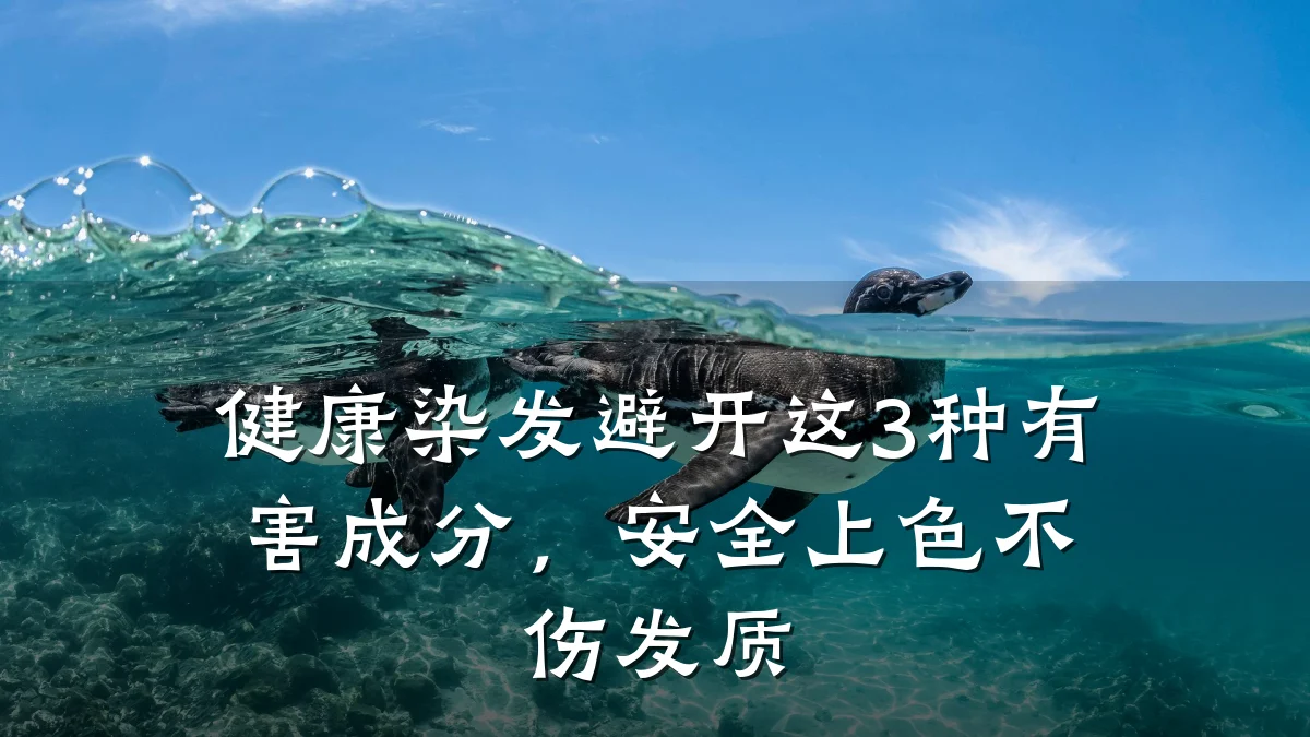 健康染发避开这3种有害成分,安全上色不伤发质