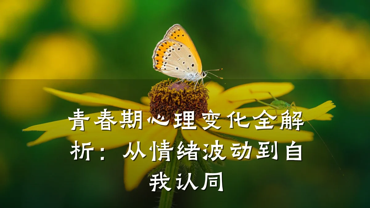 青春期心理变化全解析：从情绪波动到自我认同